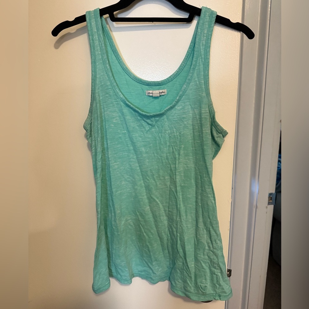Light aquamarine tank top